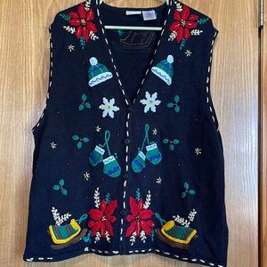 Vintage Bobbie Brooks Christmas vest. 
Good condition.
Size XL.